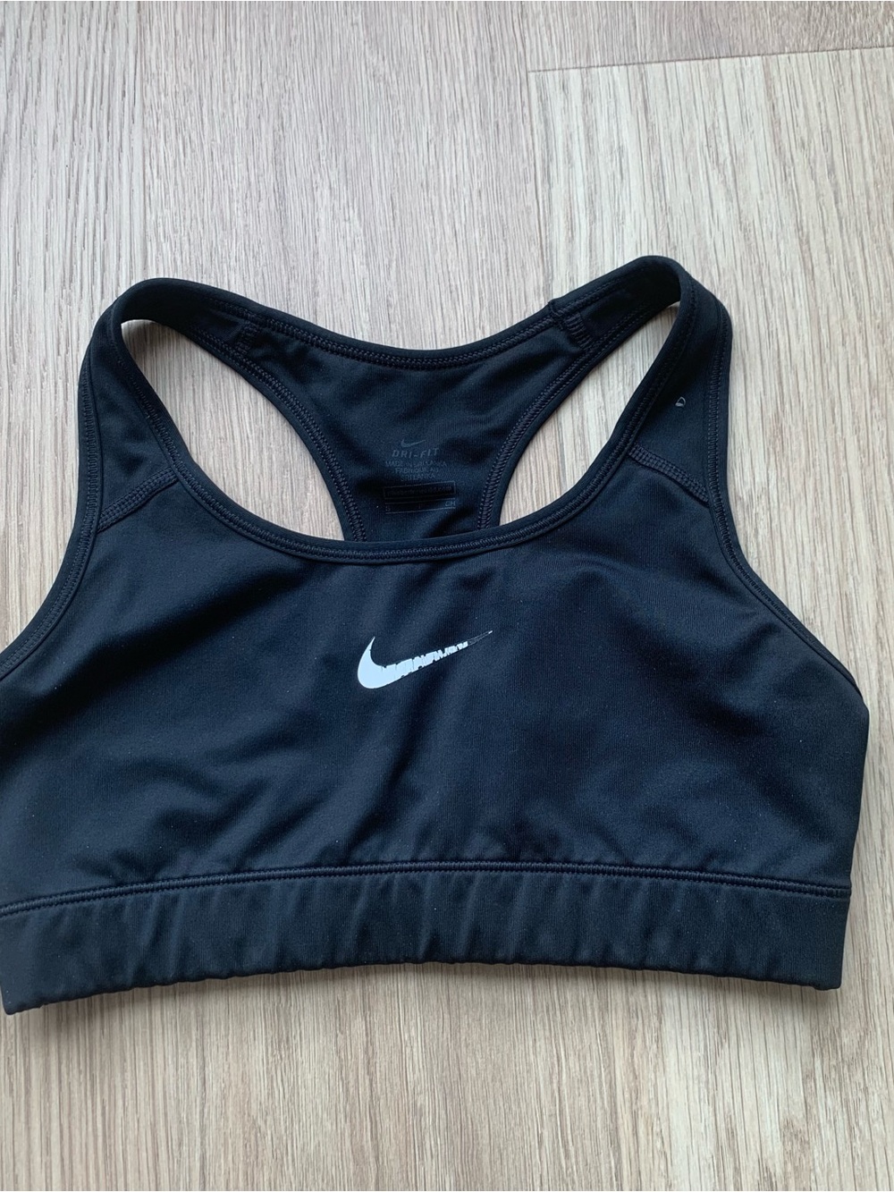 Nike dri-fit sports bra black
